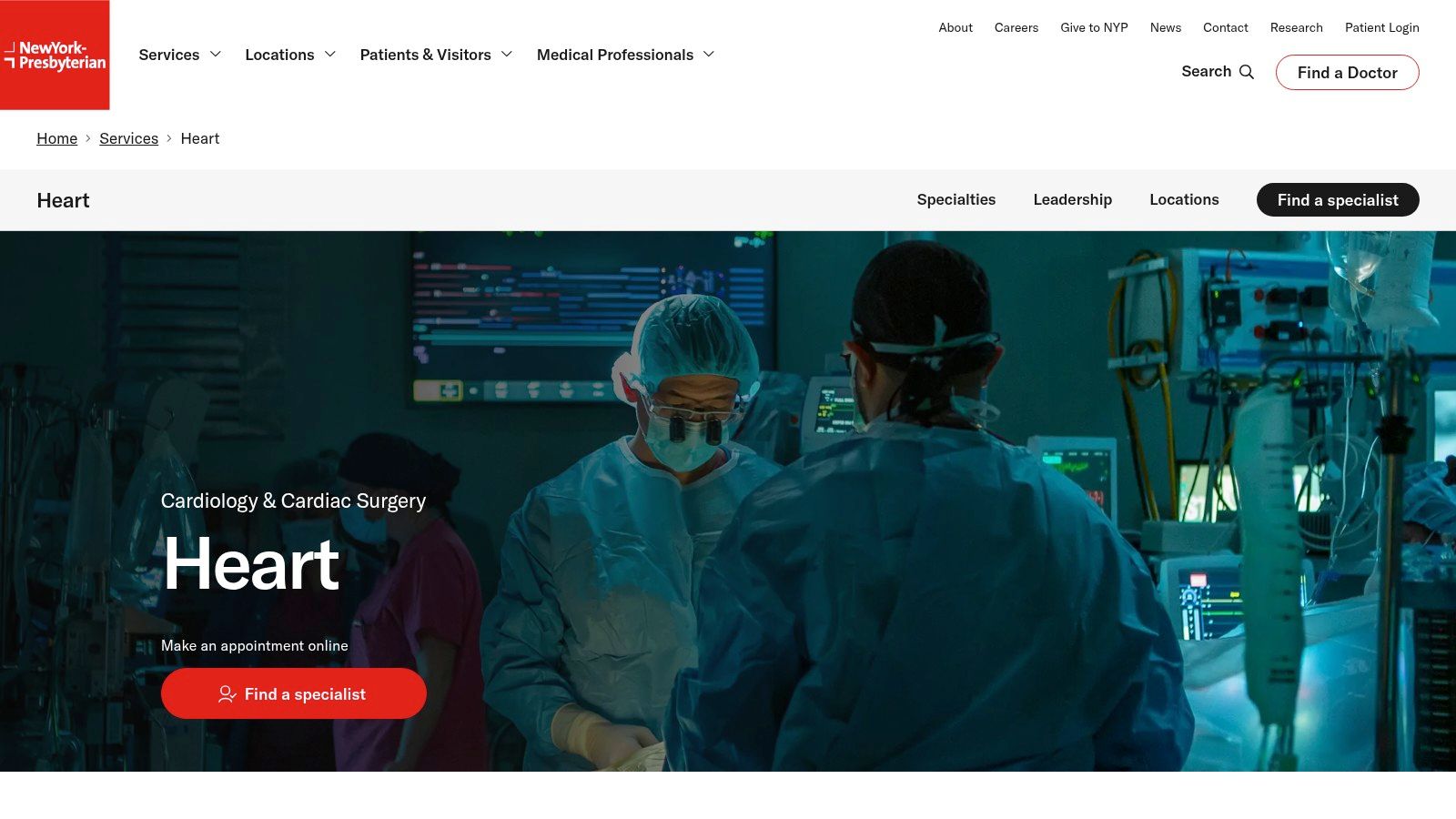 NewYork‑Presbyterian/Columbia University Irving Medical Center – Seymour, Paul & Gloria Milstein Division of Cardiology
