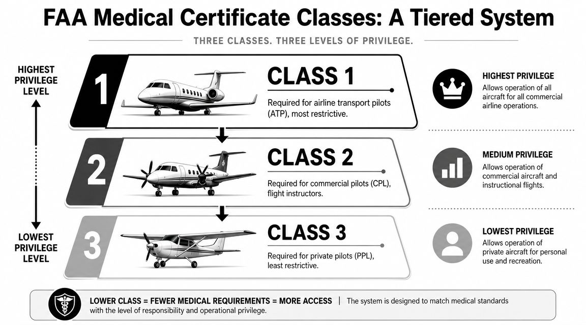 Understanding FAA Medical Certificate Classes